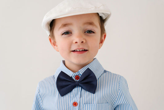 White Newsboy Hat for Toddlers