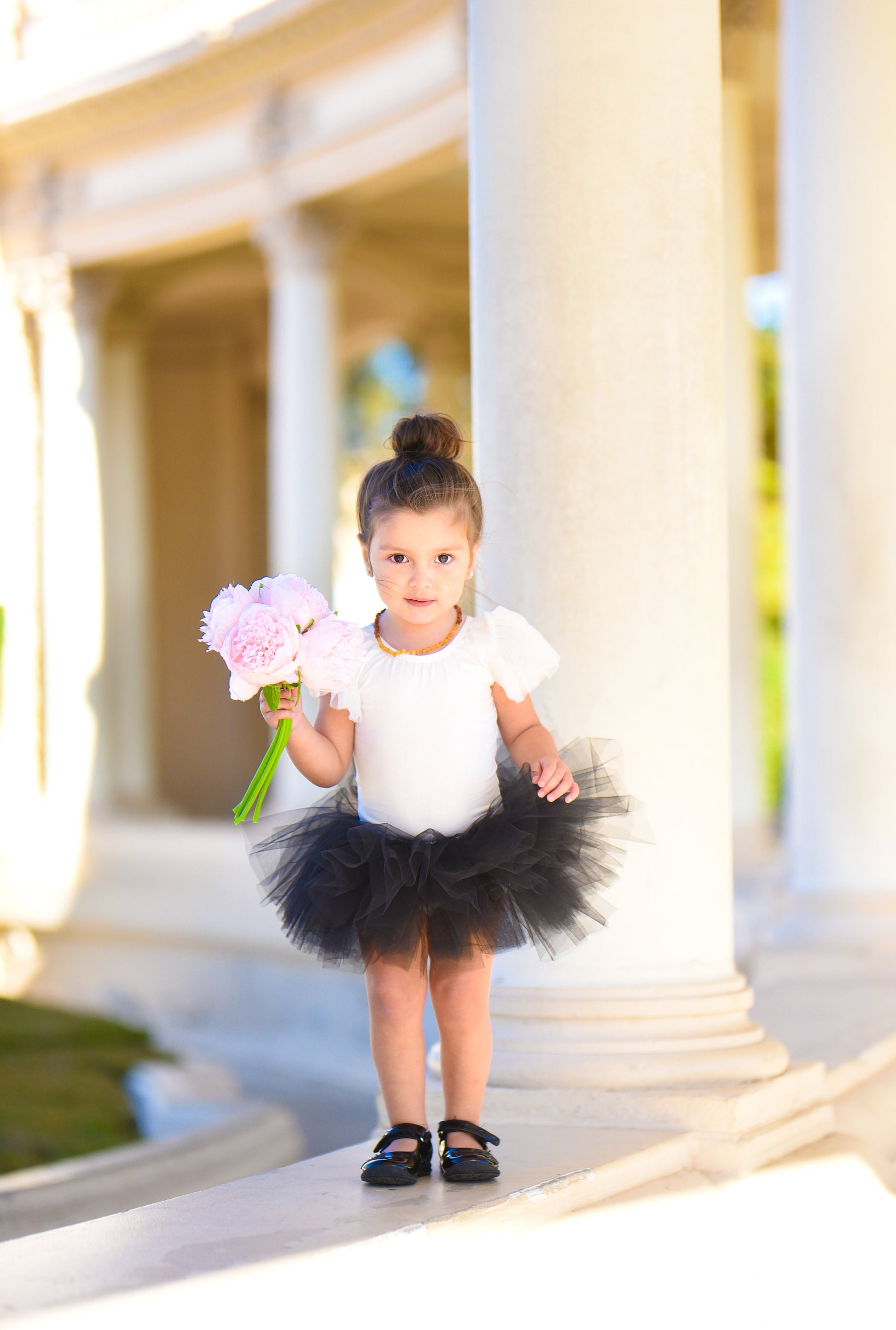 Toddler Cat Costume Black Fluffy Tutu with Black Tail for Costume, Baby Toddler Tutu Halloween Costume Tutu Baby Toddler. Quality Sewn Tutu