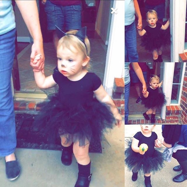 Black Tutu Baby Toddler Costume perfect Halloween Costume Tutu for Baby or Toddler. High Quality Sewn TutuTutu Skirt