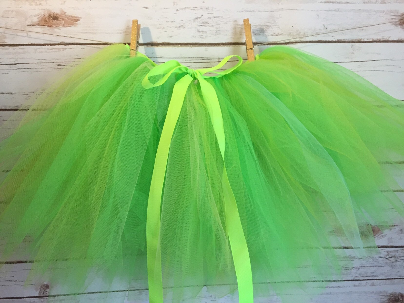 Green Tinkerbell Fairy Tutu! Baby toddler costumes!Tutu Skirt