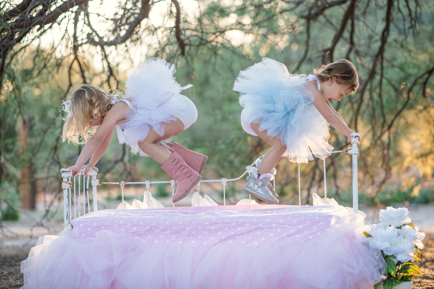 White and Blue Stripe, Victorian Lace & Ticking Tutu Dress - Short Ballet Skirt