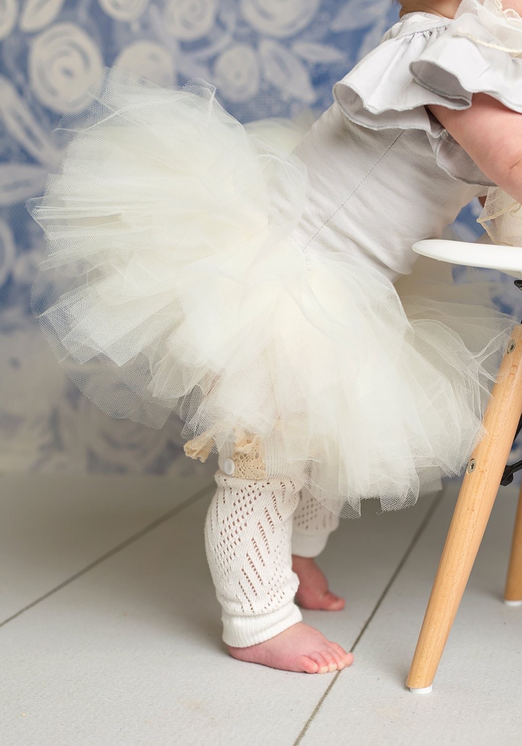 White Ivory Baby Toddler Ivory Tutu perfect Costume Tutu for Baby or Toddler. High Quality Sewn TutuTutu Skirt