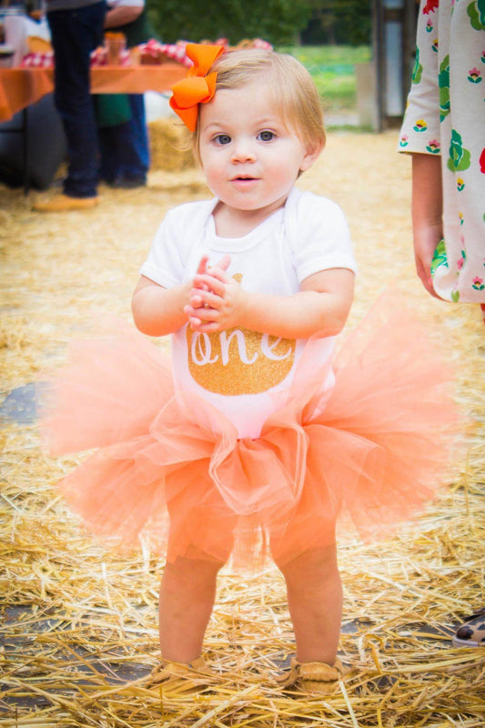 Orange Baby Toddler Tutu perfect Halloween Costume Tutu for Baby or ToddlerTutu Skirt