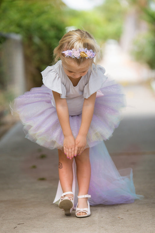 Rainbow Glitter Tutu, Baby Toddler Glitter Unicorn Tutu perfect Halloween Costume Tutu for Baby or ToddlerTutu Skirt