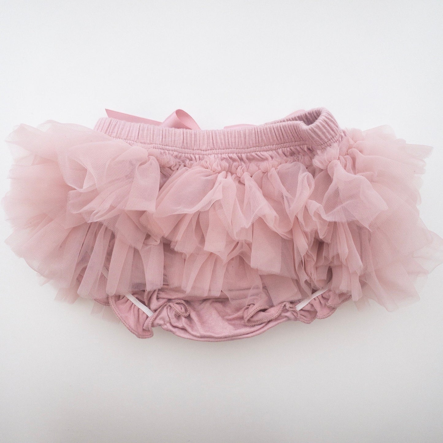 Pink Mauve Tutu Bloomer Front and Back Ruffled Bloomer