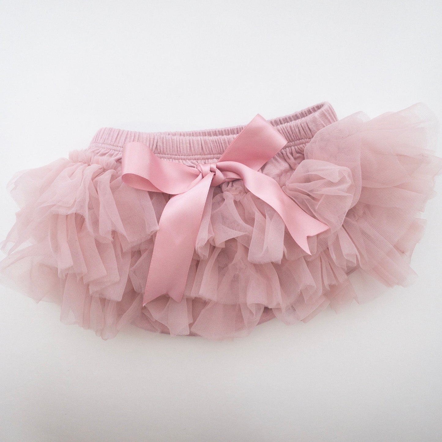 Pink Mauve Tutu Bloomer Front and Back Ruffled Bloomer