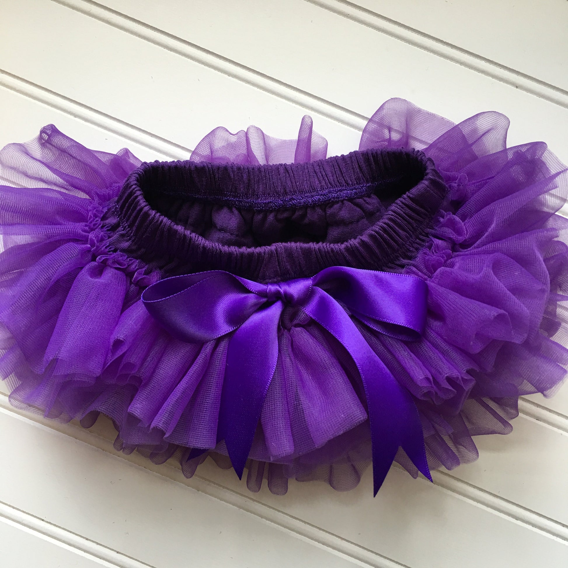 Purple Tutu Bloomer All Around Ruffled Bloomer