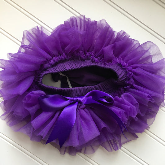 Purple Tutu Bloomer All Around Ruffled Bloomer