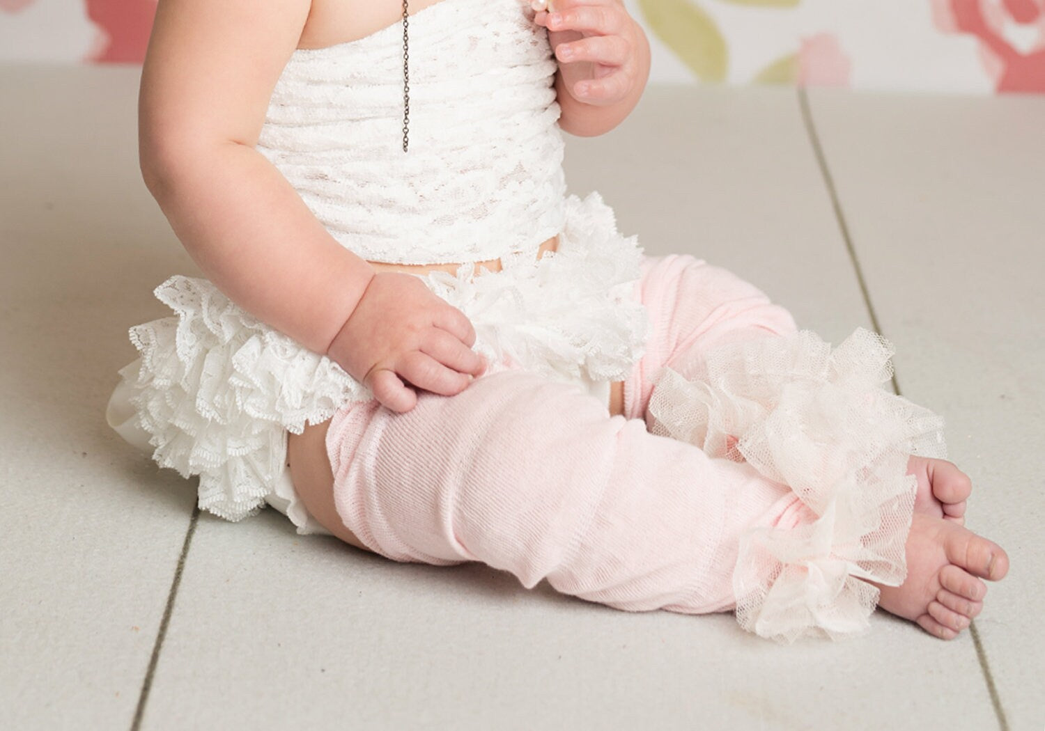 White Cupcake Layer Lace Tutu Bloomer All Around Ruffled Bloomer