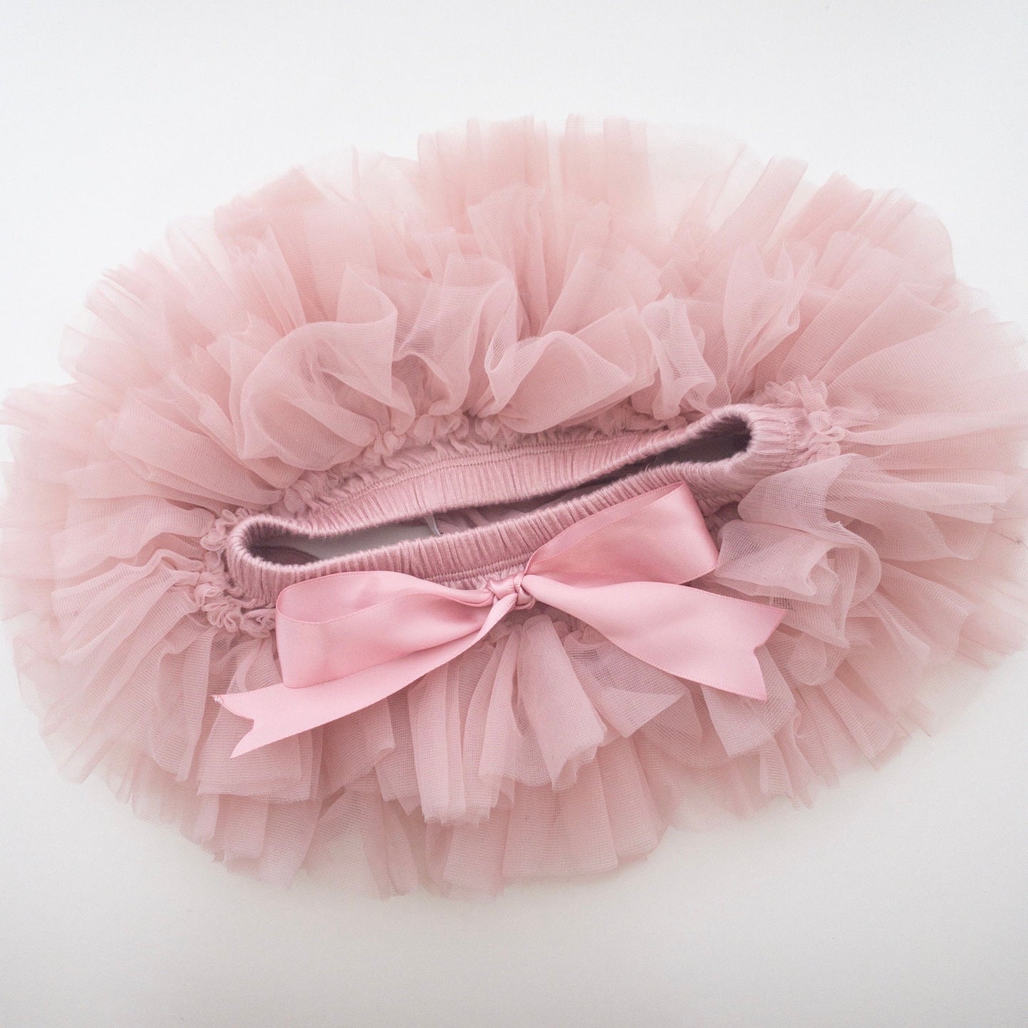 Pink Mauve Tutu Bloomer Front and Back Ruffled Bloomer