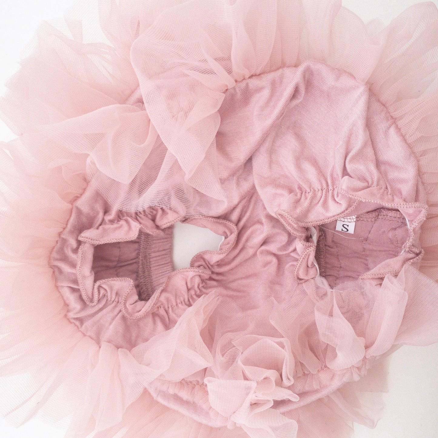 Pink Mauve Tutu Bloomer Front and Back Ruffled Bloomer