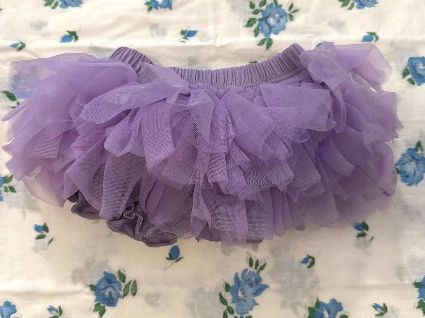 Purple Lavender Tutu Bloomer Front and Back Ruffled Bloomer