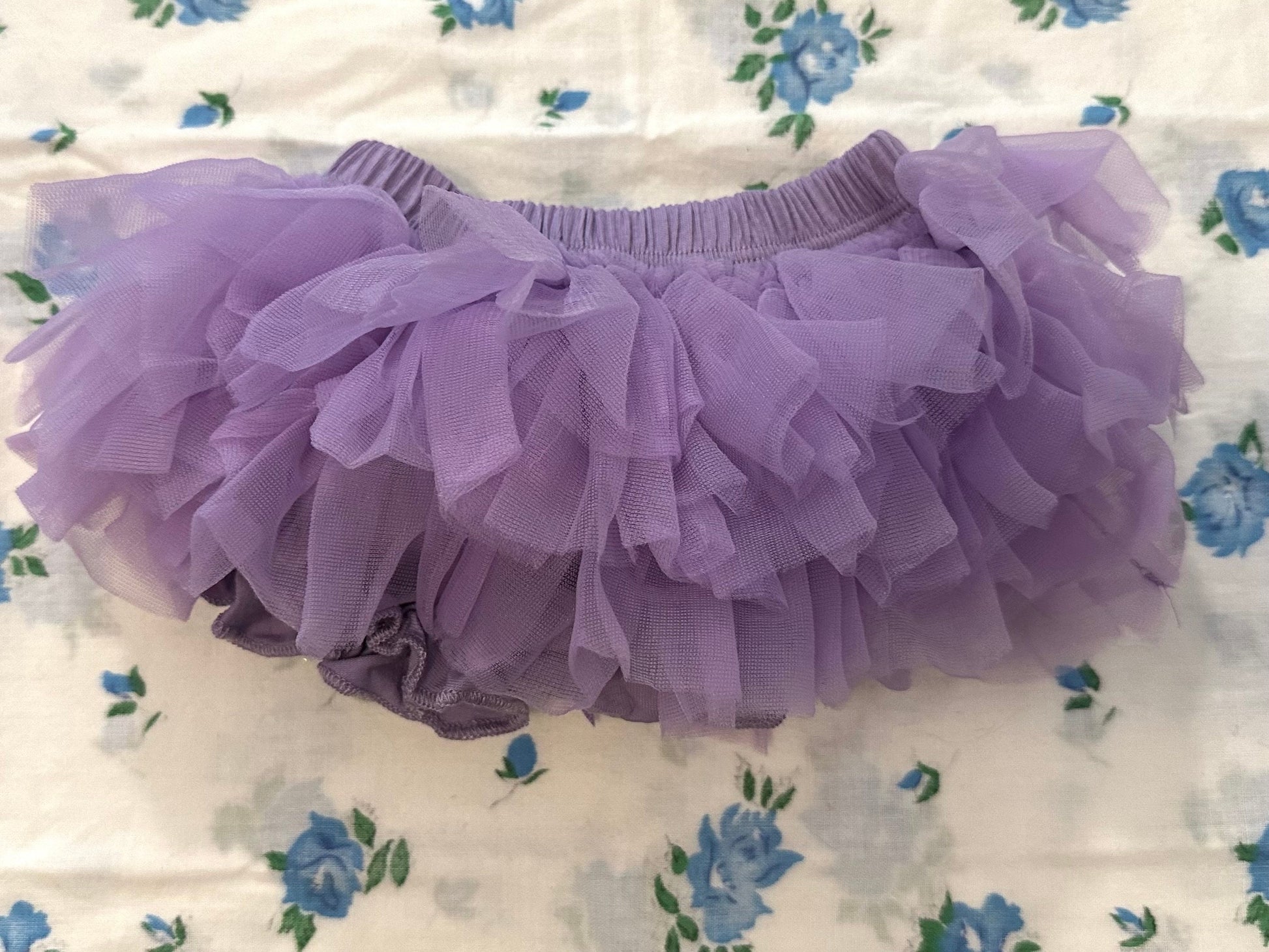 Purple Lavender Tutu Bloomer Front and Back Ruffled Bloomer