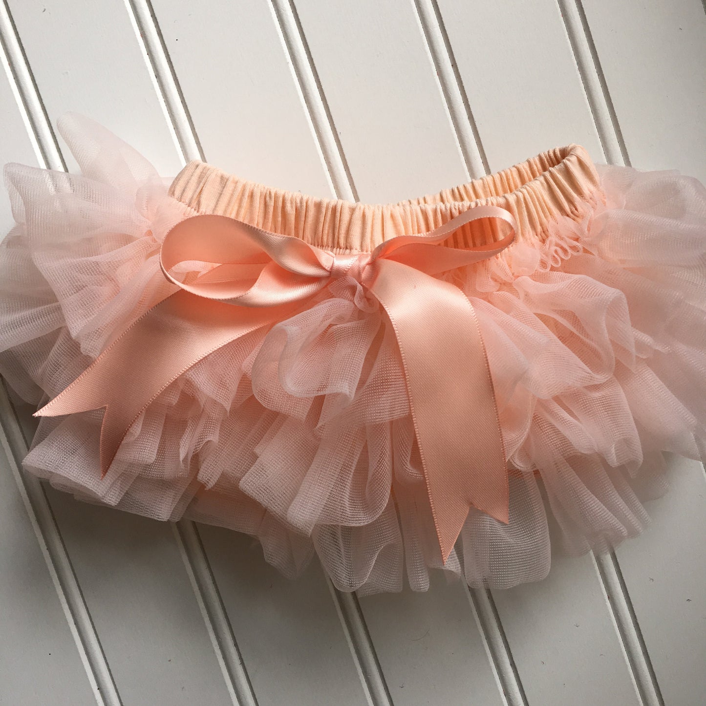 Peach Tutu Bloomer All Around Ruffled Bloomer