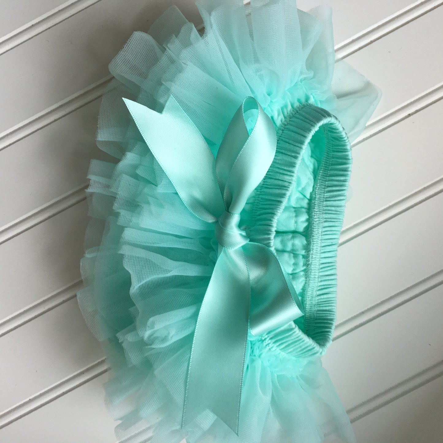 Blue Aqua Tutu Bloomer All Around Ruffled Bloomer